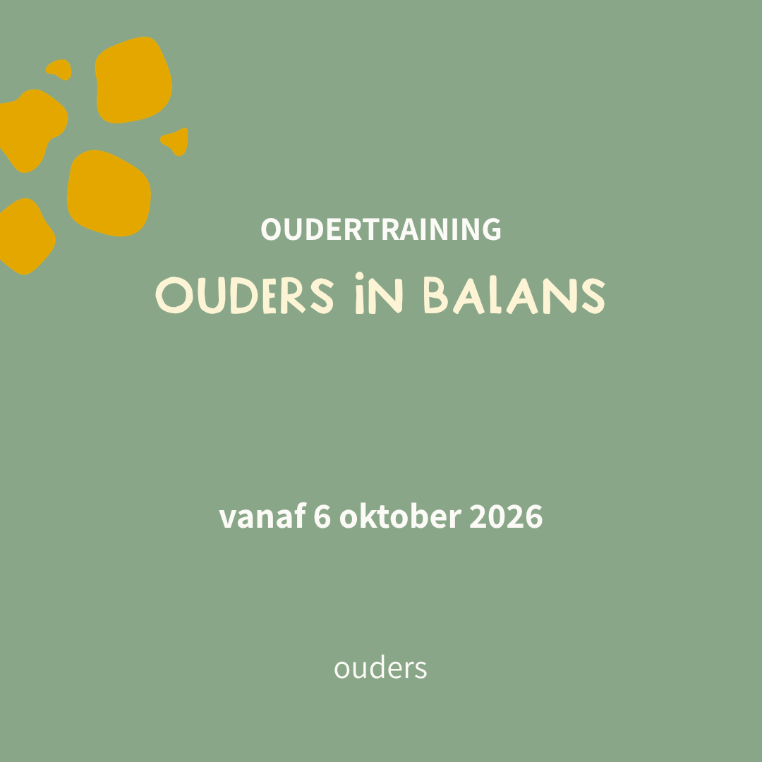 Oudertraining - Ouders in balans