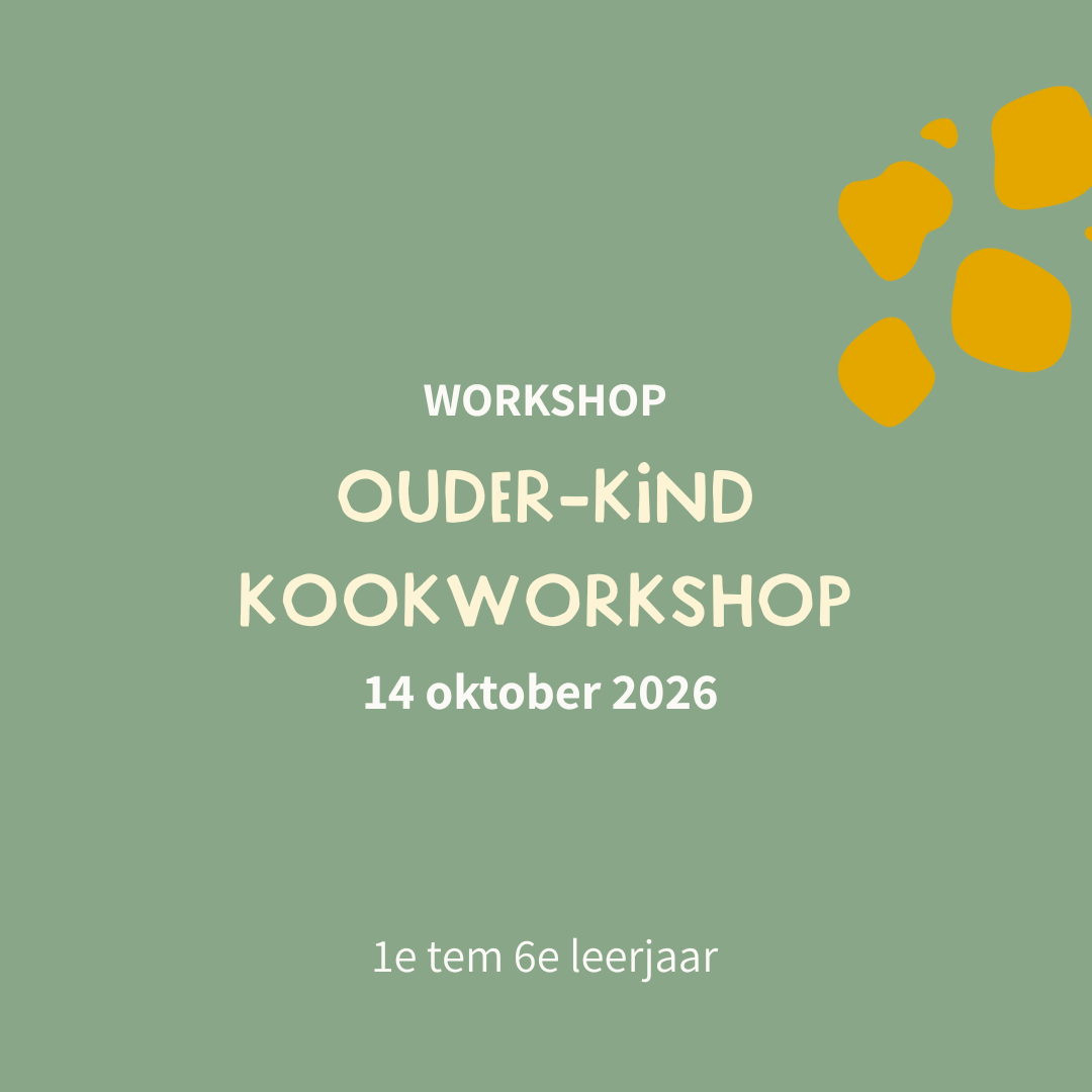 Ouder-kind kookworkshop Halloween - 14 oktober