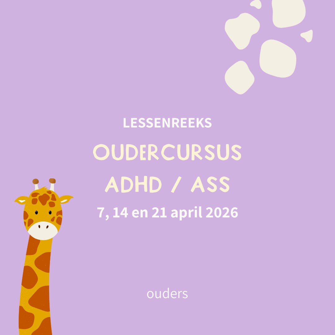 Oudercursus ADHD & ASS - 7, 14 en 21 april