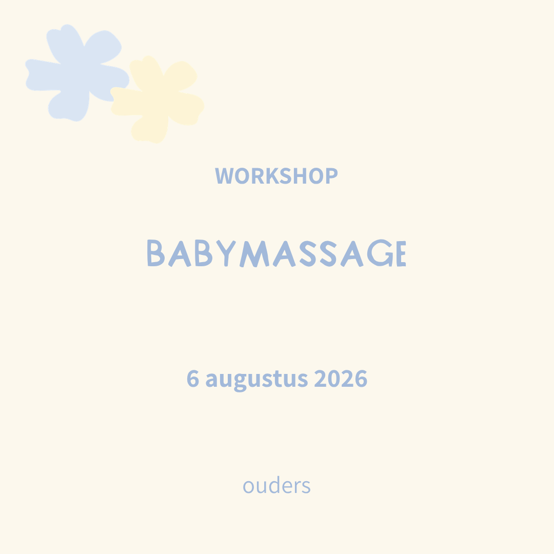 Workshop babymassage - 6 augustus 2026
