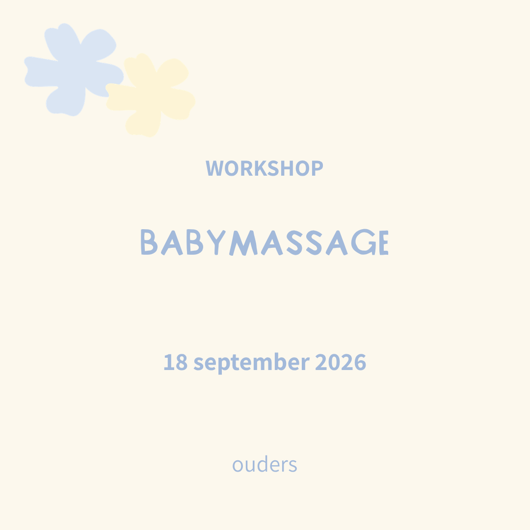 Workshop babymassage - 18 september 2026