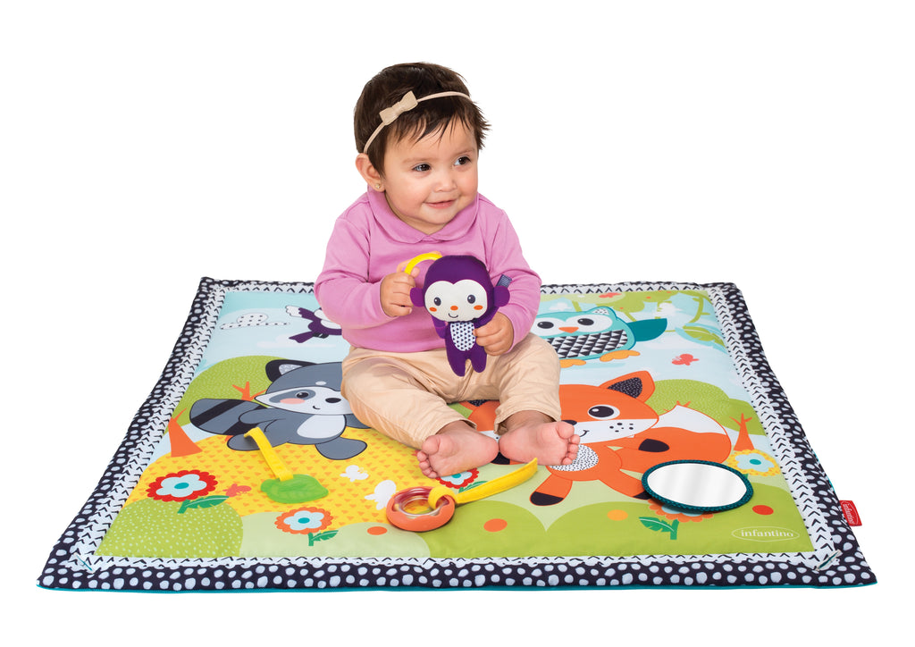Infantino - Safari Activity Gym & Play Mat