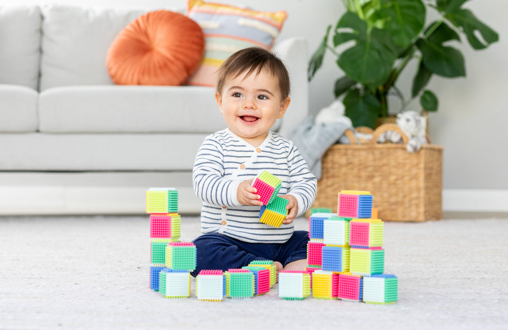 Infantino - Press & Stay - Sensory Blocks