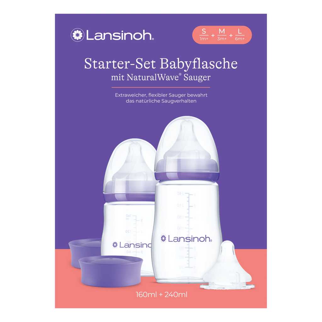 Lansinoh - Starterset drinkflessen & NaturalWave® spenen
