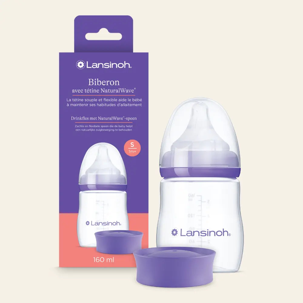 Lansinoh - Drinkfles & NaturalWave® Speen 160 ml