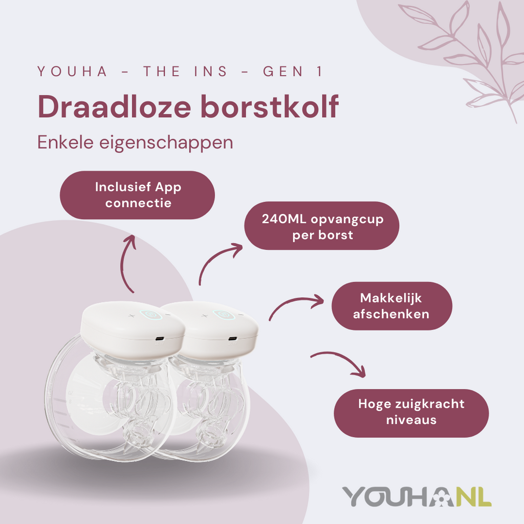 Youha elektrische borstkolf met app - The Ins Gen 1