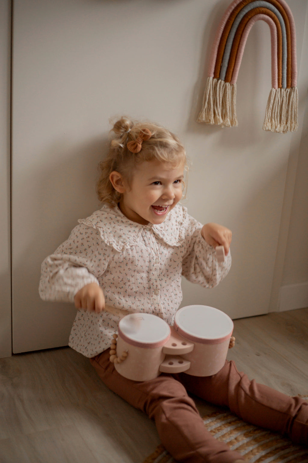 Label Label - Houten Bongo Trommel