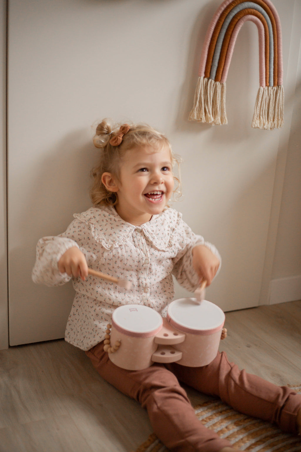 Label Label - Houten Bongo Trommel