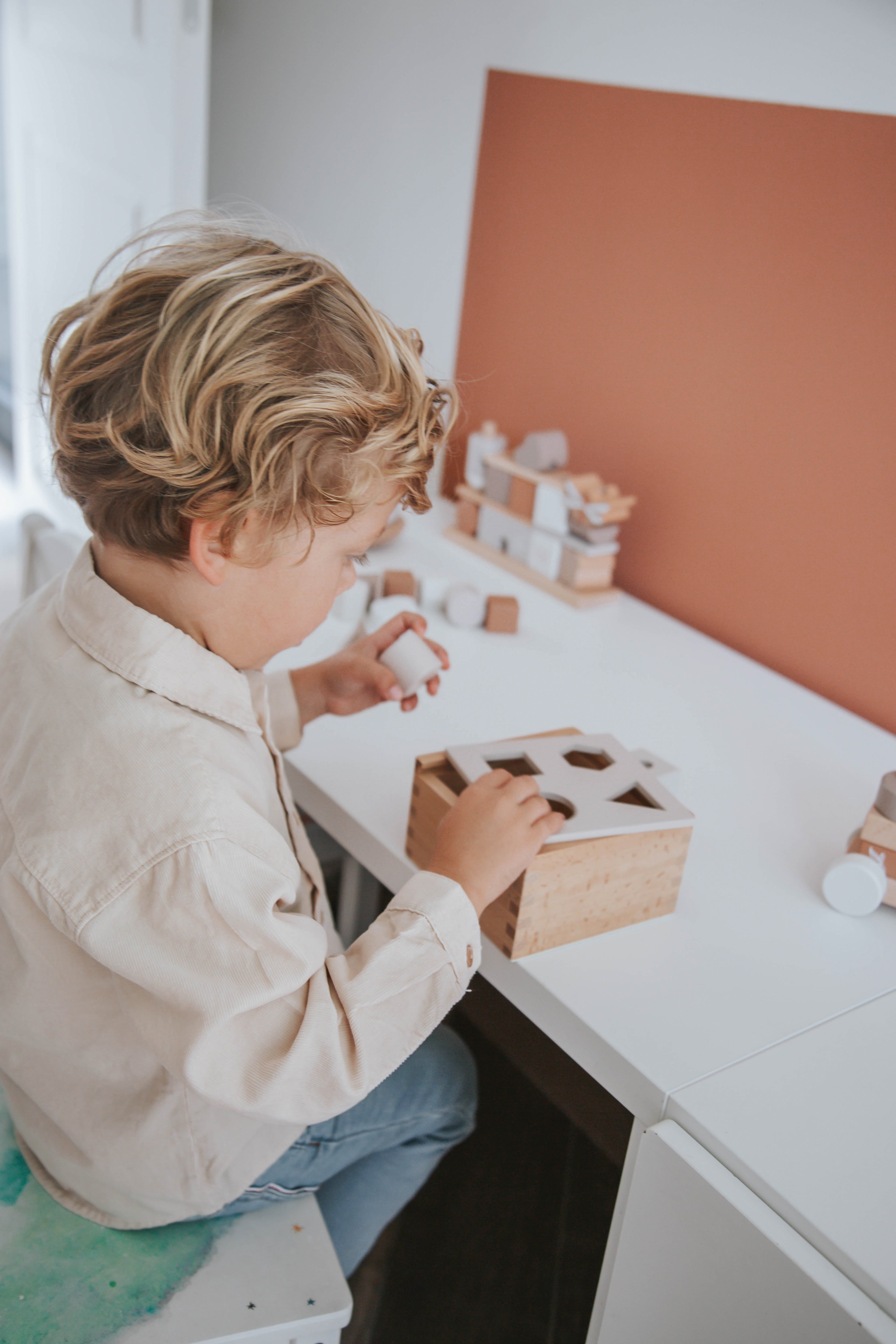 Label Label - Houten vormenstoof