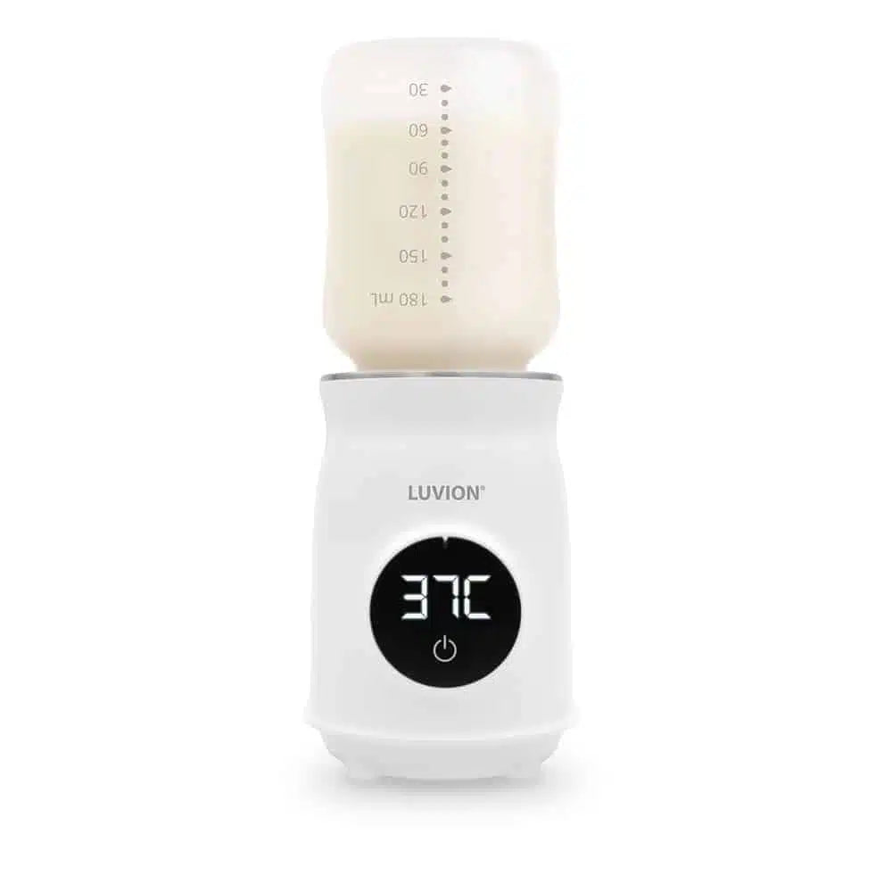 Luvion draagbare flessenwarmer - wit