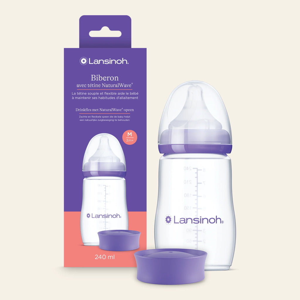 Lansinoh - Drinkfles & NaturalWave® Speen 240 ml