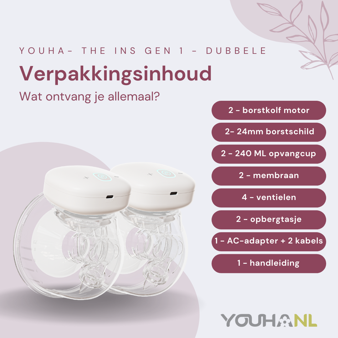 Youha elektrische borstkolf met app - The Ins Gen 1