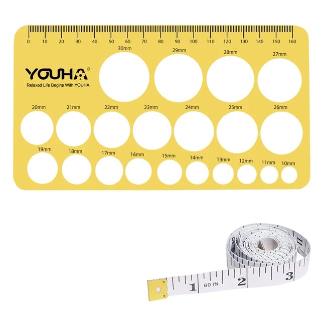 Youha tepelmeter met meetlint - geel