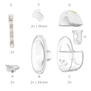 Ardo Melia Wearable Dubbele Borstkolf