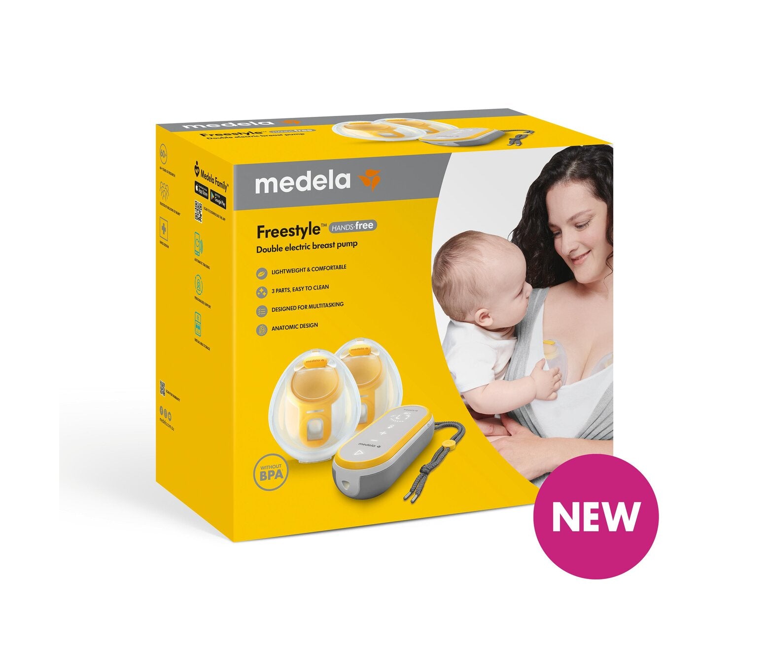 Medela Freestyle Hands-free dubbele elektrische draagbare borstkolf